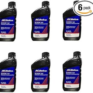 ACDelco 104107 Dexron-ULV Automatic Transmission Fluid 1 Quart (6 Pack)