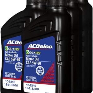 ACDelco GM Original Equipment 19418206 dexos1™ GEN 2 Full Synthetic 5W-30 Motor Oil - 1 qt (Pack of 6)