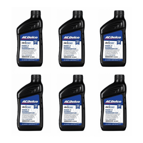 ACDelco 10-9243 Dexron-VI Full Synthetic Automatic Transmission Fluid 6 Quart