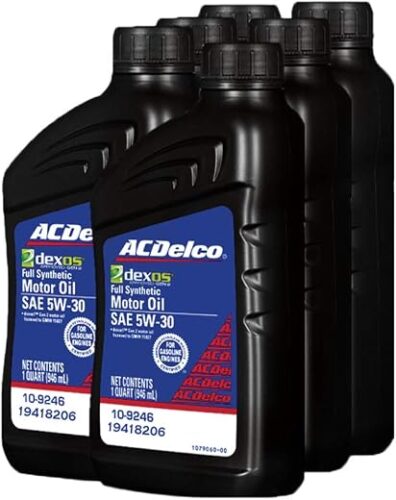 ACDelco 10-9246 5W-30 Dexos1 Gen2 Full Synthetic Motor Oil 6 Quart
